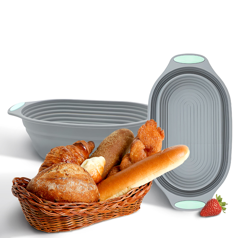 Kitchen Gadgets Plus - 1 adet silikon katlanabilir banneton ekmek