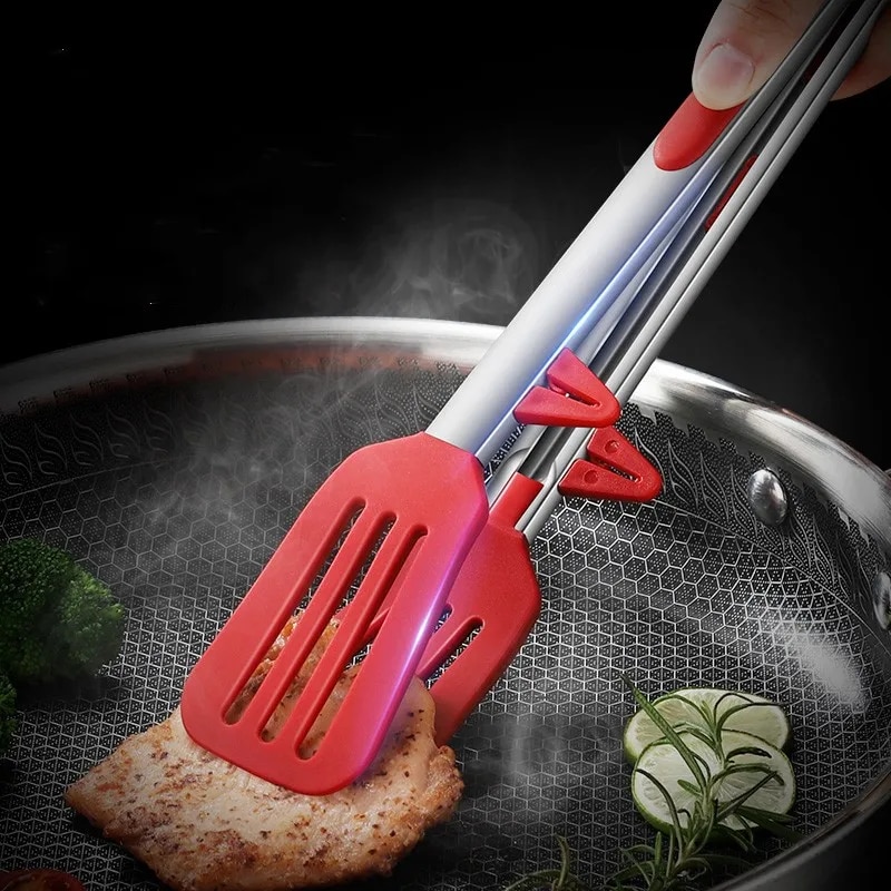 Kitchen Gadgets Gift - 9 Inche kırmızı braket ile silikon