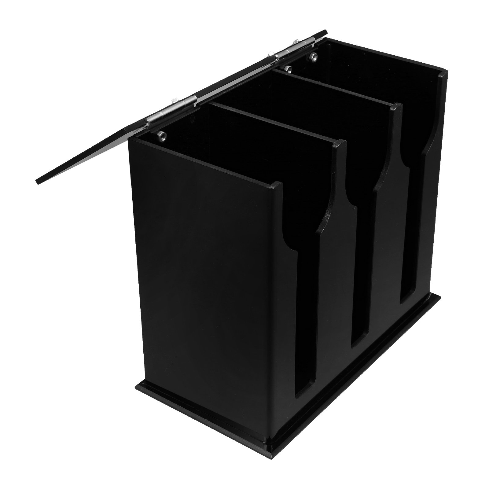 Kitchen Utensil Holder - Akrilik Kaşık Tutucu, 3 Bölmeli Mutfak