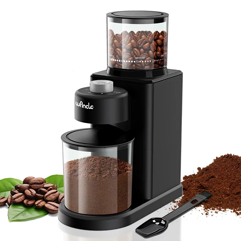 French Press Coffee Maker - Kahve Öğütücü Otomatik Elektrikli Konik Öğütücü