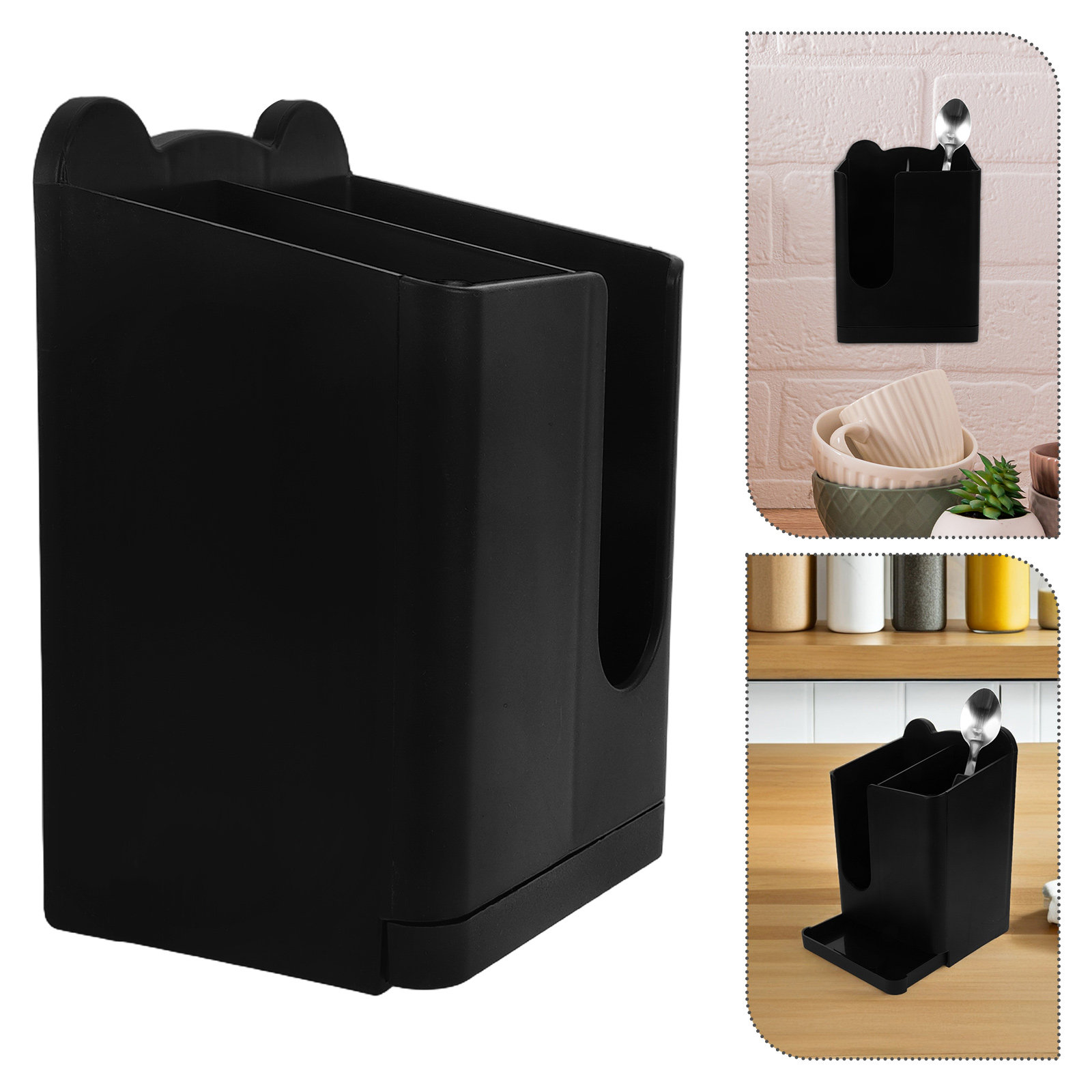 Kitchen Utensil Holder - Çubuk ve Kaşık Tutucu, 2 Parçalı,