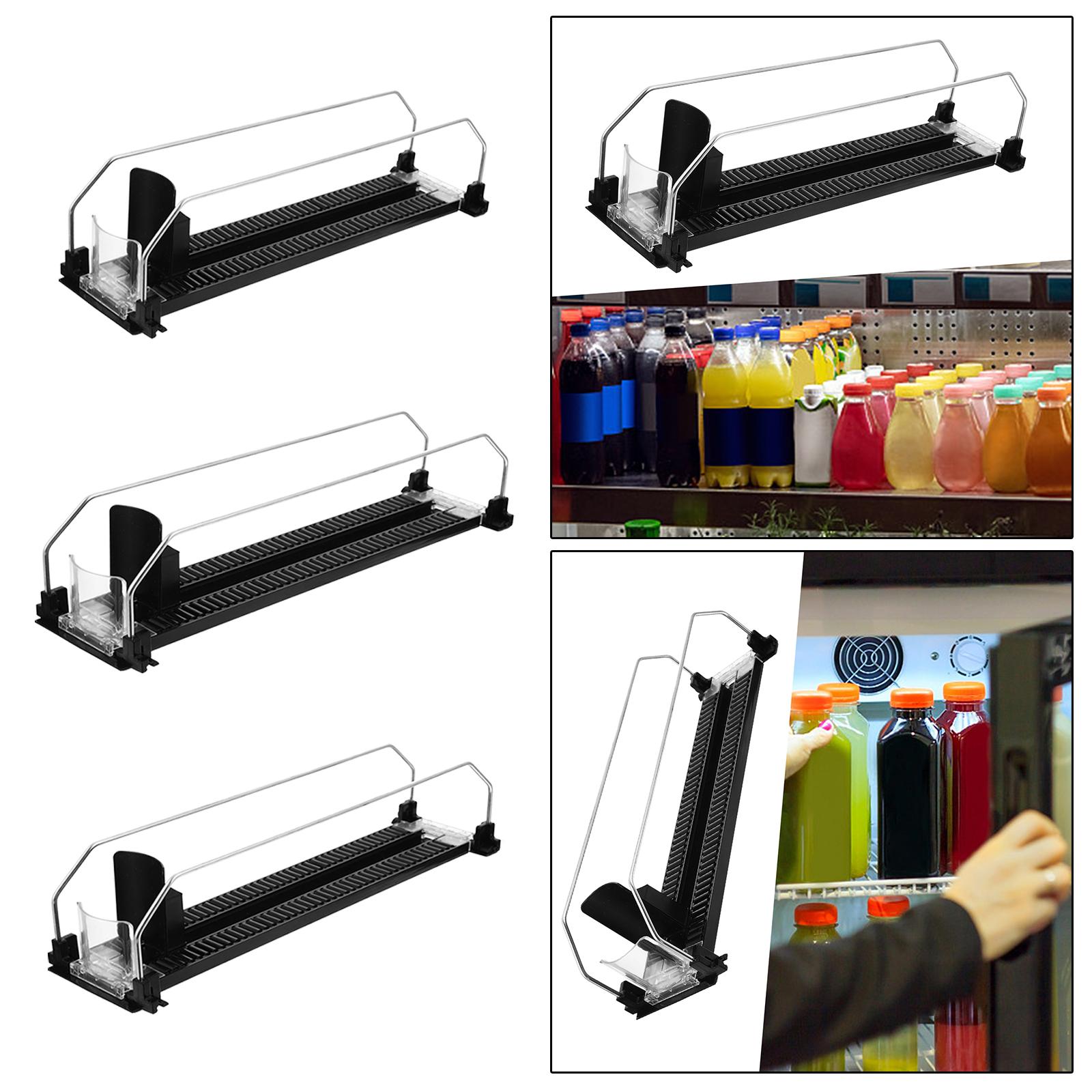 Kitchen Gadgets Rack Storage - İçecek Düzenleyici İtici Tutucu Otomatik Mutfak