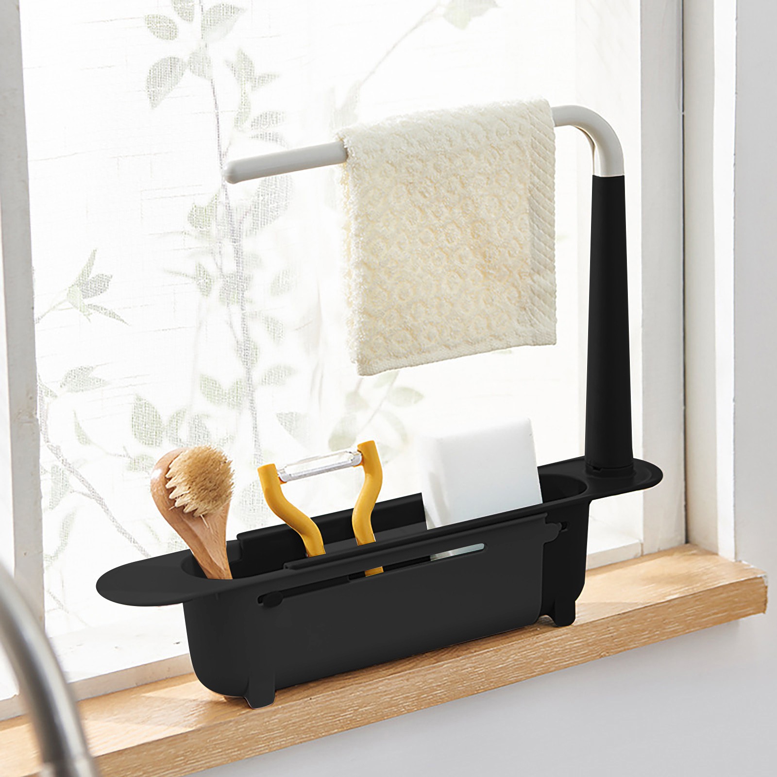 Elescopic lavabo raf süzgeç ra - Kitchen Gadgets Rack Storage incelemesi ve fiyatı