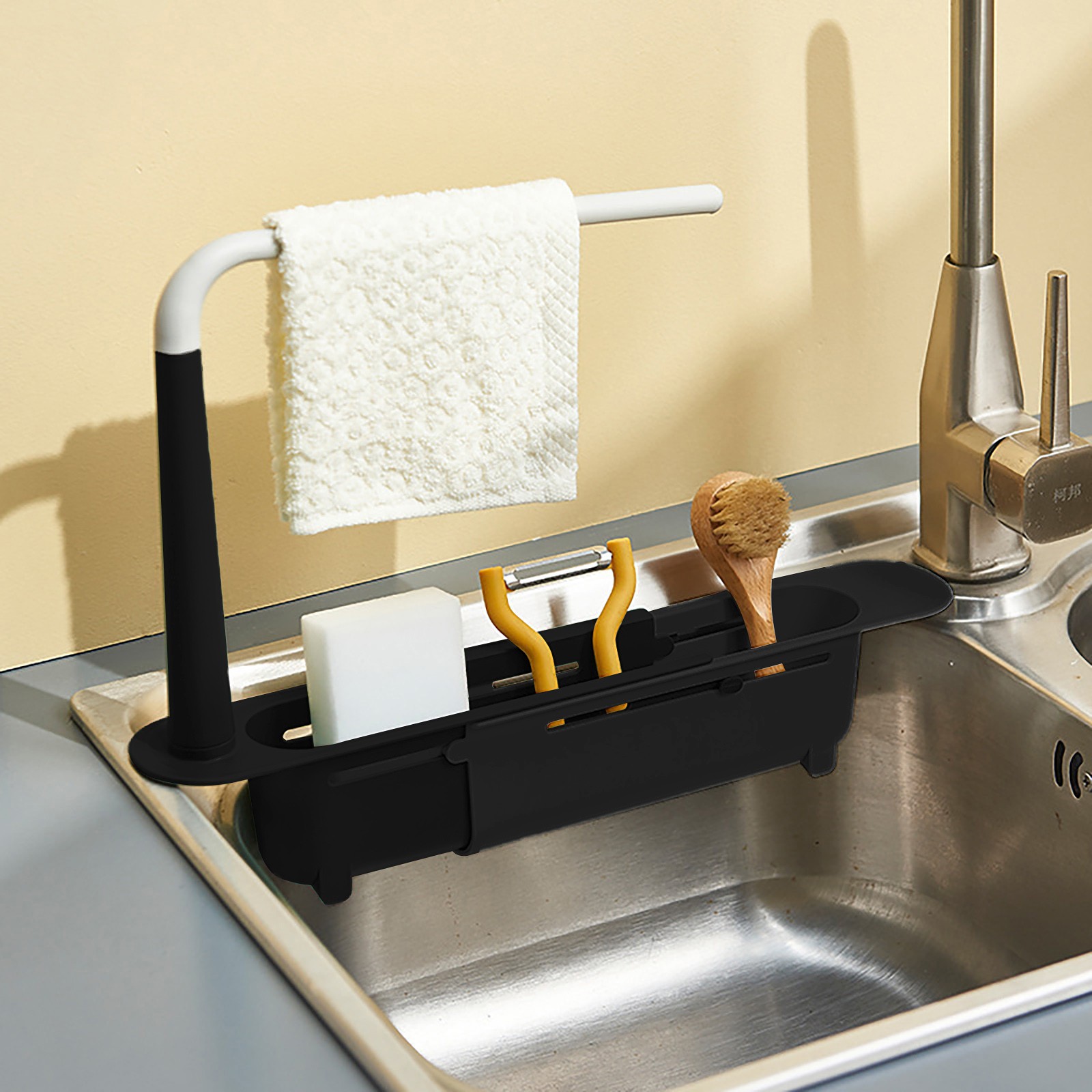 Elescopic lavabo raf süzgeç ra - Kitchen Gadgets Rack Storage incelemesi ve fiyatı