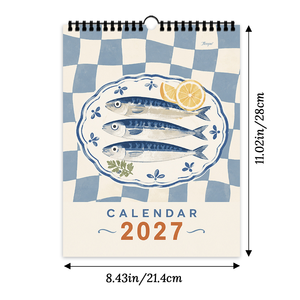1 adet 2027 Duvar Takvimi, Ede - Kitchen Gadgets Gift incelemesi ve fiyatı