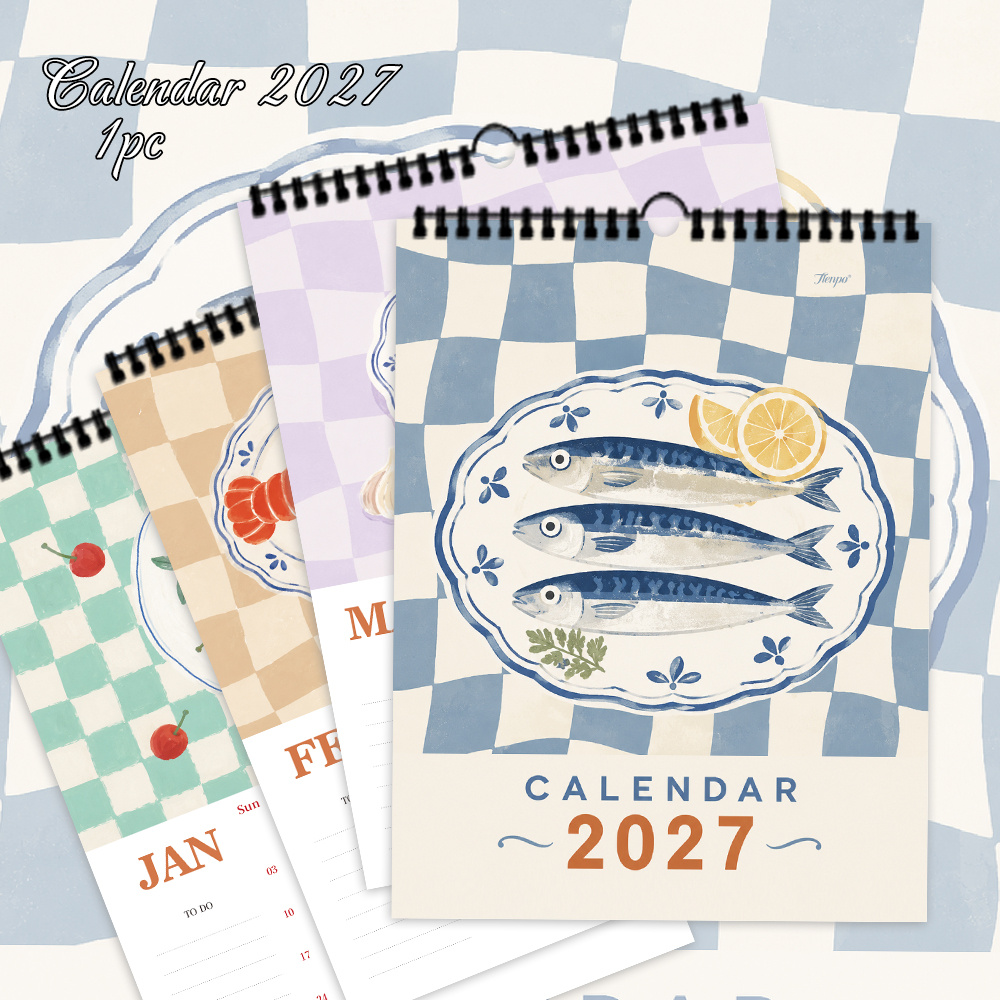 1 adet 2027 Duvar Takvimi, Ede - Kitchen Gadgets Gift incelemesi ve fiyatı