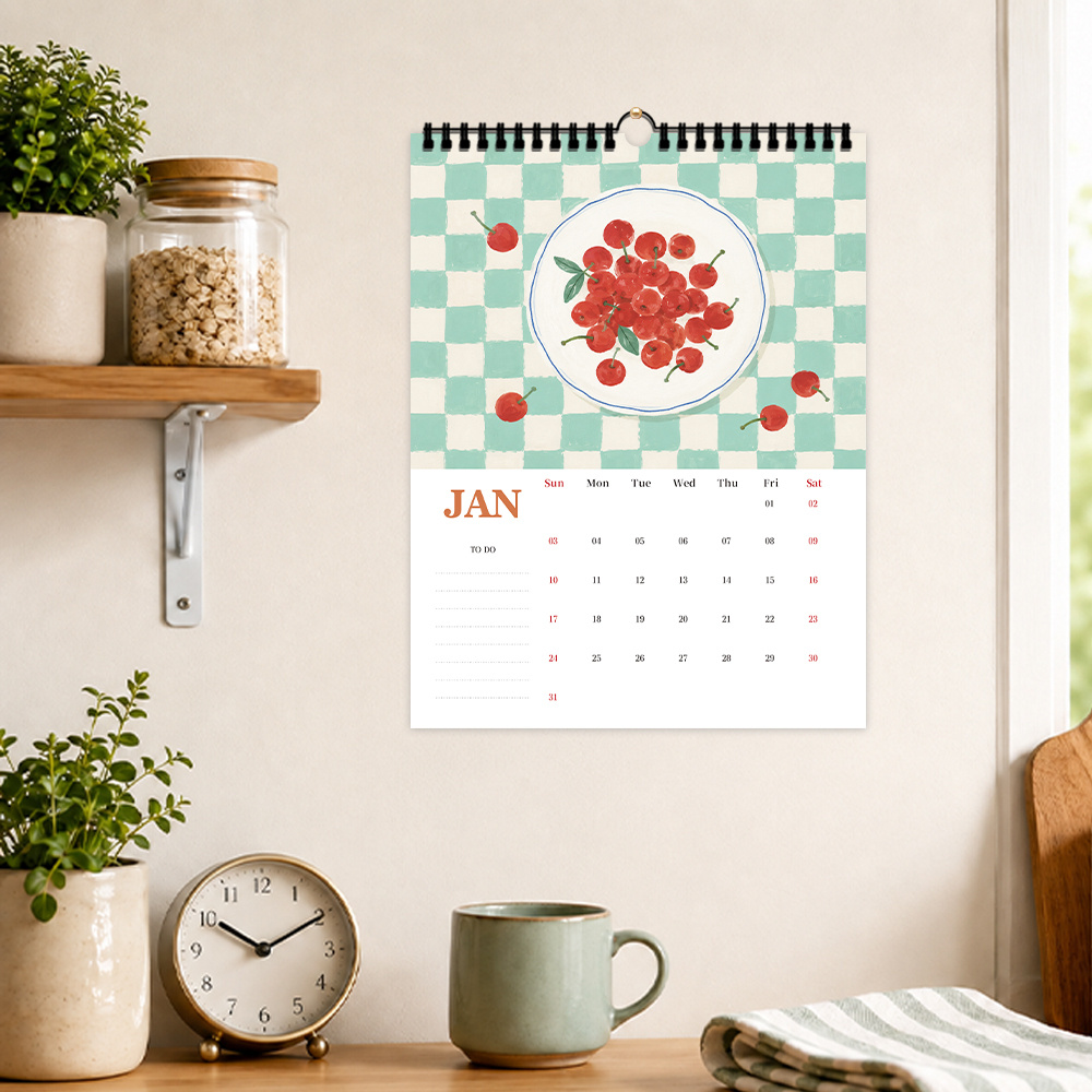1 adet 2027 Duvar Takvimi, Ede - Kitchen Gadgets Gift incelemesi ve fiyatı