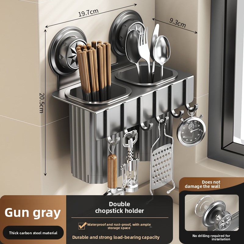 Vakumlu Duvara Monte Mutfak Ça - Kitchen Gadgets Rack Storage incelemesi ve fiyatı
