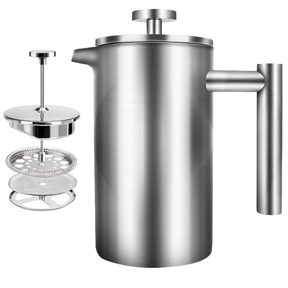 Büyük kapasiteli kahve demleyi - French Press Coffee Maker incelemesi ve fiyatı