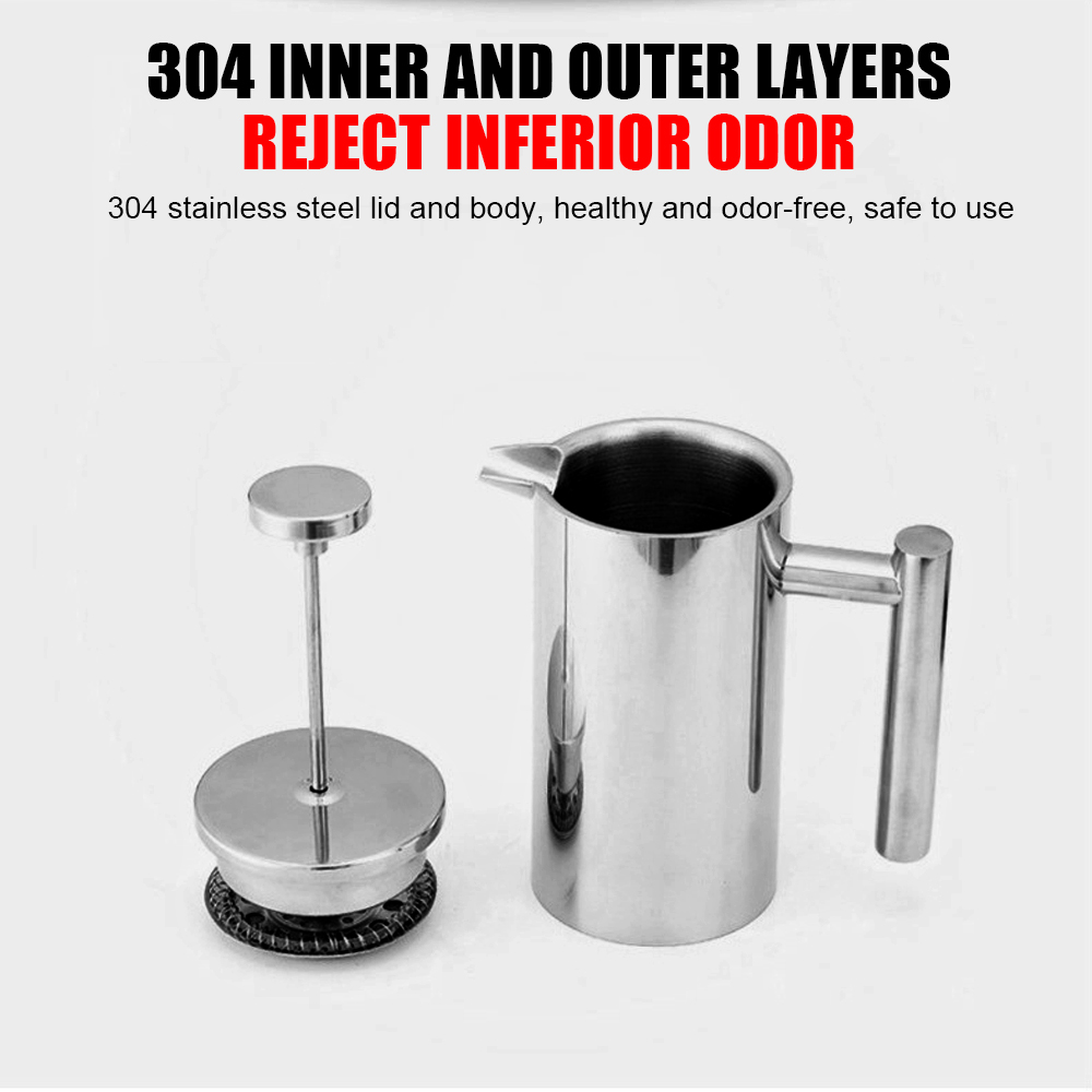 Büyük kapasiteli kahve demleyi - French Press Coffee Maker incelemesi ve fiyatı