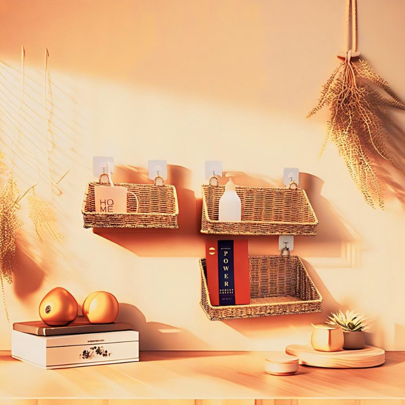 Dokuma Rattan Asılı Depolama S - Kitchen Gadgets Rack Storage incelemesi ve fiyatı
