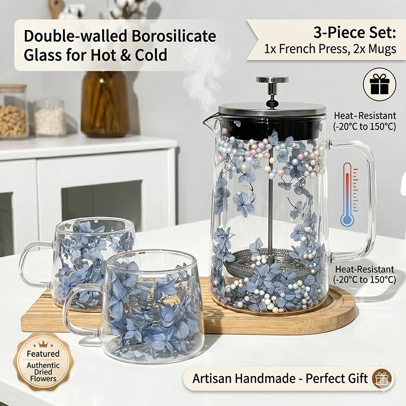 Çift Cidarlı Yalıtımlı French  - French Press Coffee Maker incelemesi ve fiyatı
