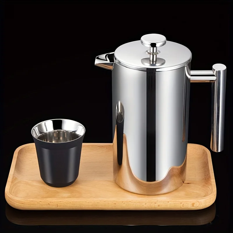 Şık 350ml Paslanmaz Çelik Fren - French Press Coffee Maker incelemesi ve fiyatı