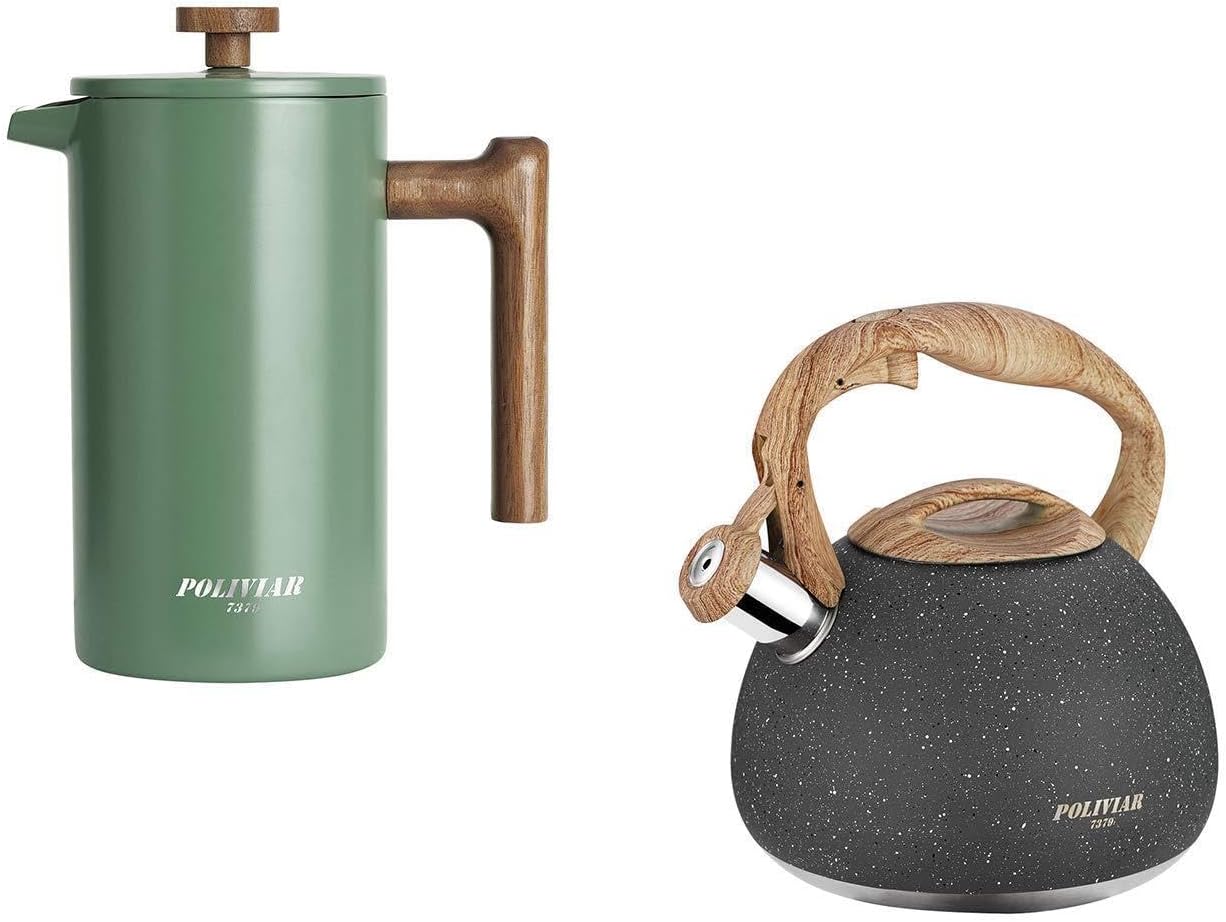 POLIVIAR 34 oz French Press Ka - French Press Coffee Maker incelemesi ve fiyatı