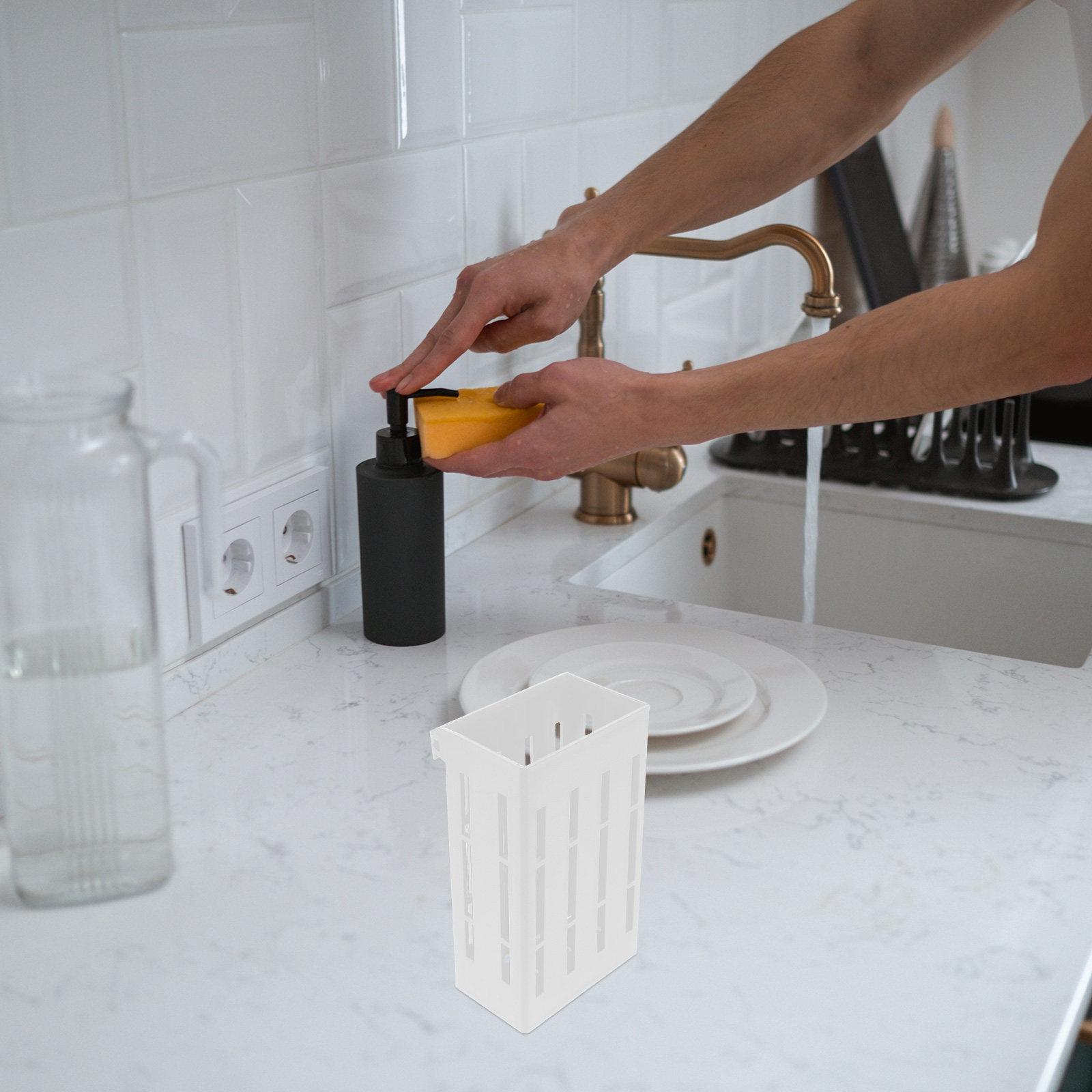 1 Set Duvara Monte Çubuk Tutuc - Kitchen Utensil Holder incelemesi ve fiyatı