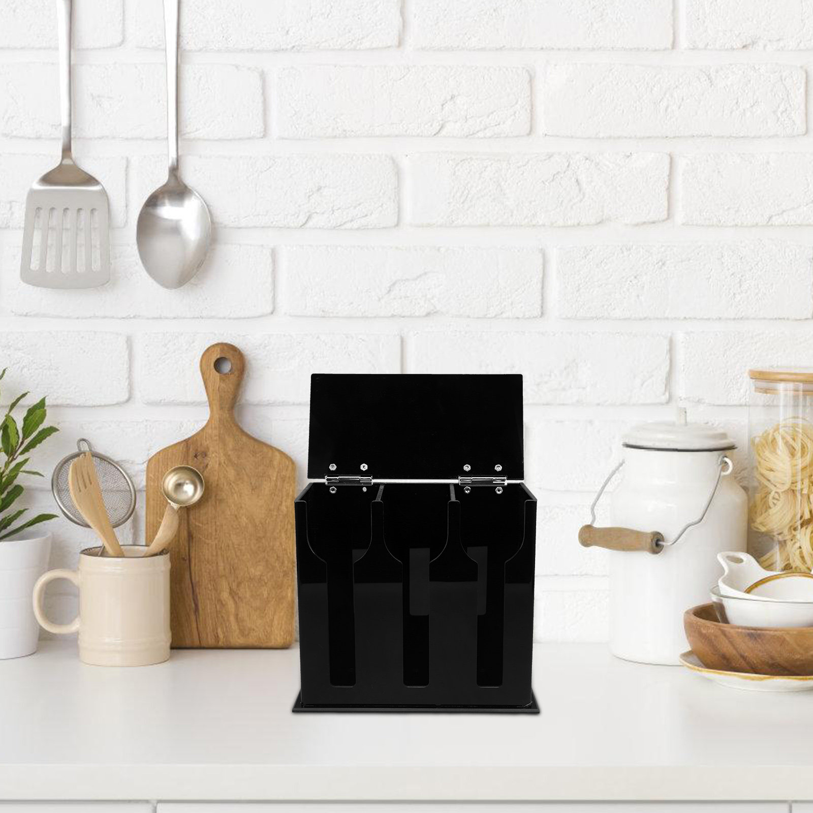 Akrilik Kaşık Tutucu, 3 Bölmel - Kitchen Utensil Holder incelemesi ve fiyatı