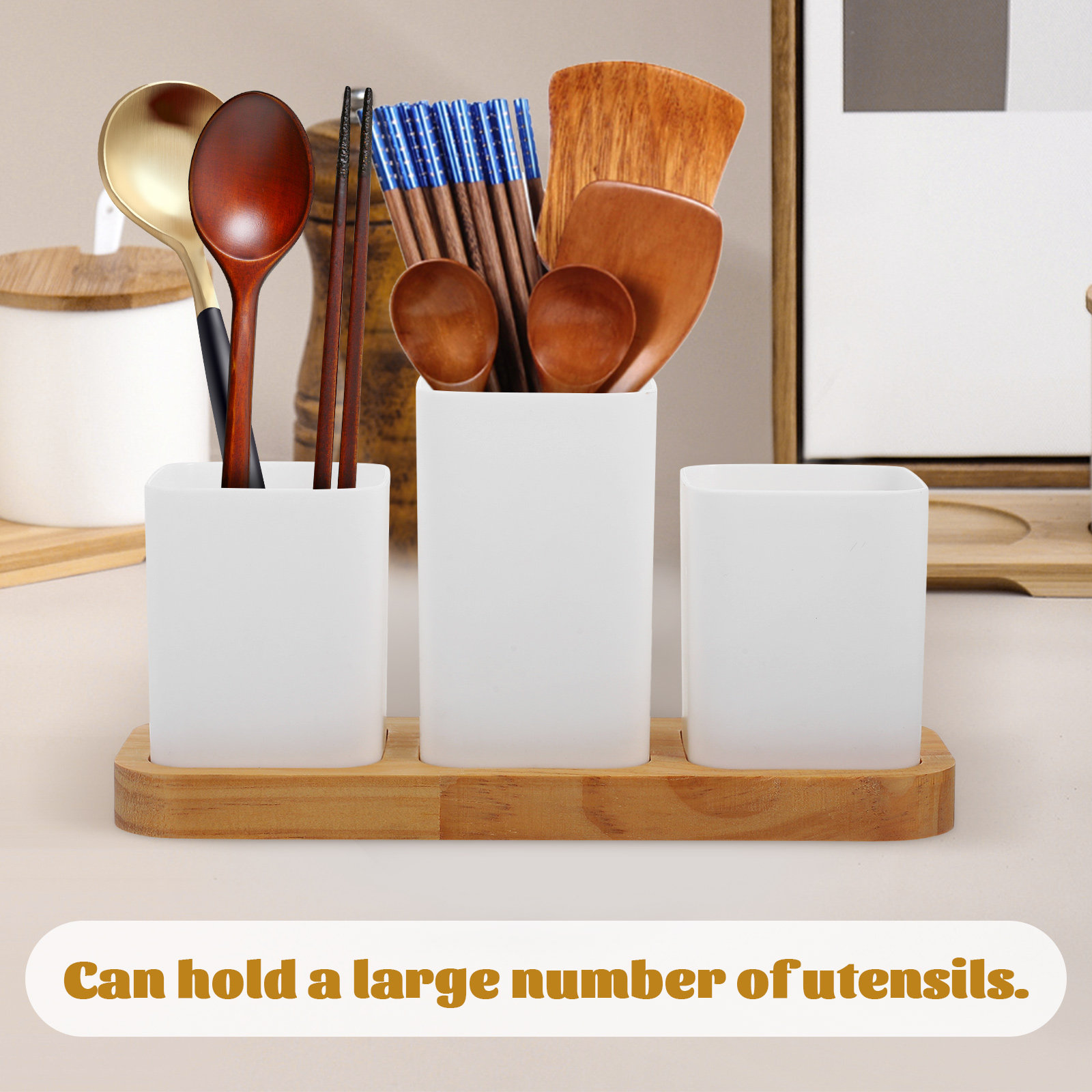 1 Adet Modern ve Şık Çubukluk, - Kitchen Utensil Holder incelemesi ve fiyatı