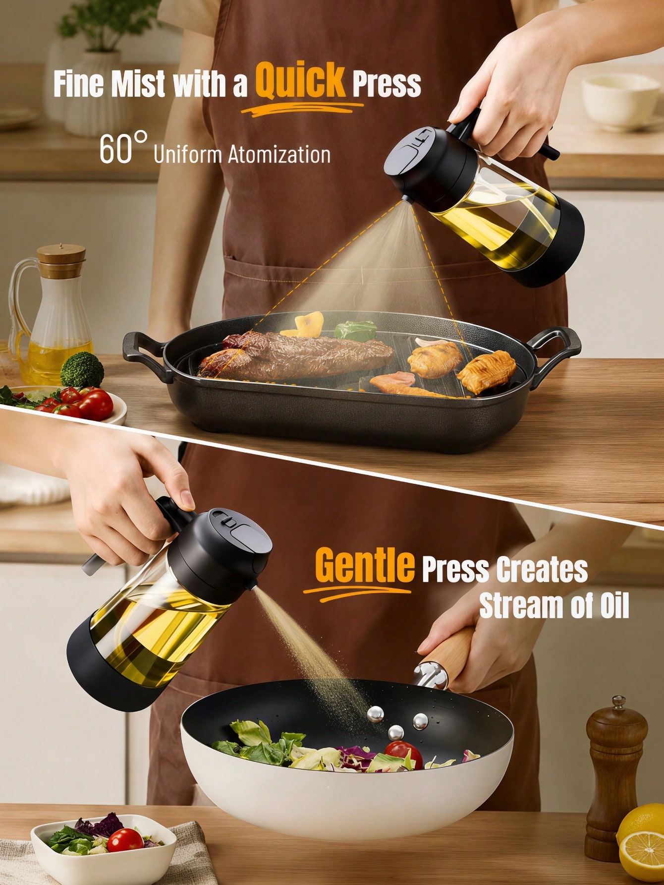 2 Adet 2'si 1 Arada Yağ Püskür - Kitchen Gadgets To Have incelemesi ve fiyatı